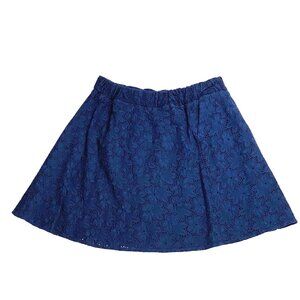 The Webster Miami At Target XS Navy Blue Lace Skirt